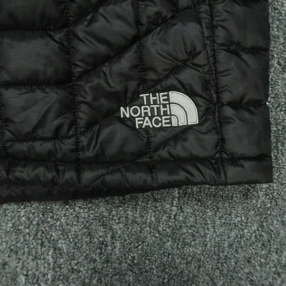 The North Face Vest Mens Extra Large Black Thermoball Full Zip Pockets Puffer XL